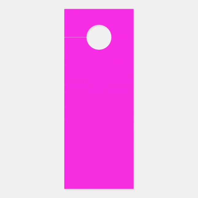 Colgador Para Puertas Magenta brillante (color sólido) (Anverso)