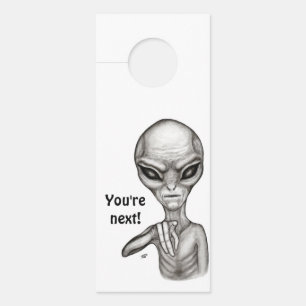 Colgador Para Puertas ¡Mala Alien, eres la siguiente!