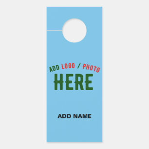 COLGADOR PARA PUERTAS MARCA DE VERIFICACIÓN AZUL DE LA PERSONALIZADO MOD