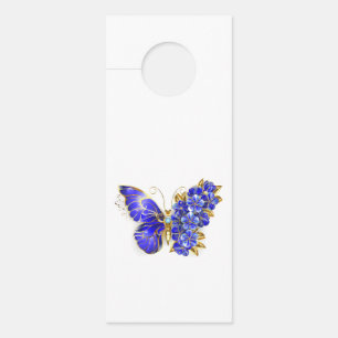Colgador Para Puertas Mariposa Flor Zafiro