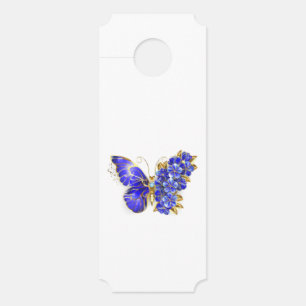 Colgador Para Puertas Mariposa Flor Zafiro