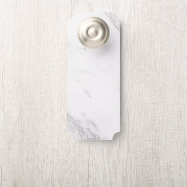Colgador Para Puertas Mármol Blanco (En pomo)