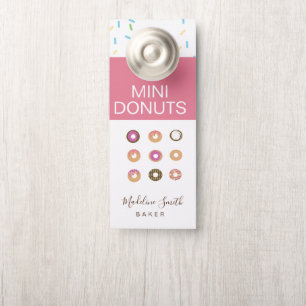 Colgador Para Puertas Mini Donuts Panadería Repostería Dulces Caseros