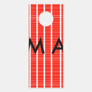 Colgador Para Puertas Monograma simple añada su letra de nombre man mini