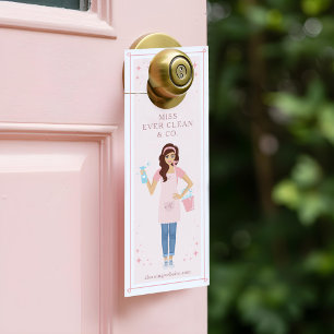 Colgador Para Puertas Mujer de limpieza de casas y empleadas domésticas 