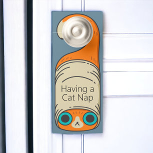 Colgador Para Puertas Nap de gato o agrega tu propio texto