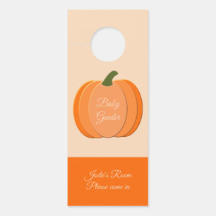 Colgador Para Puertas Naranja Cuta Sexo Personalizado Neutral Calabaza N
