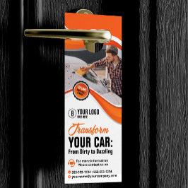 Colgador Para Puertas Naranja Lavado de Coches Waxing Auto Detailing Ser