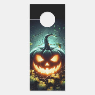 Colgador Para Puertas Naturaleza espeluznante calabaza de Halloween bril