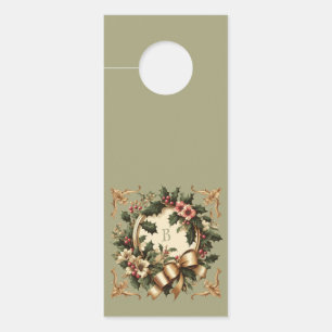 Colgador Para Puertas Navidad Victoriana/Clásica/Vintage