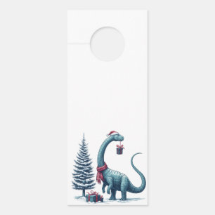 Colgador Para Puertas Navidades Brontosaurus dinosaur