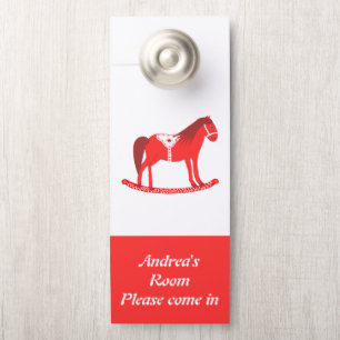 Colgador Para Puertas Navidades escandinavos Personalizado de caballos r