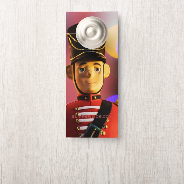 Colgador Para Puertas Navidades soldado de juguete figurine SlipperyJoe  (En pomo)