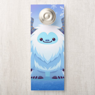 Colgador Para Puertas Navidades/yeti de invierno