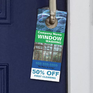 Colgador Para Puertas Negocio de lavado de ventanas