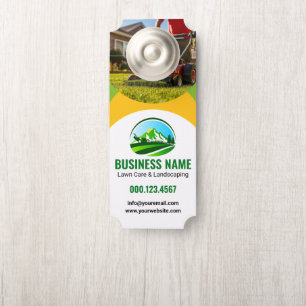 Colgador Para Puertas Negocio de siembra verde amarillo