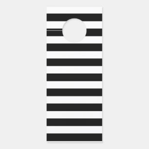Colgador Para Puertas Negro y blanco rayado