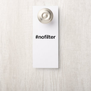 Colgador Para Puertas NO FILTER Hashtag