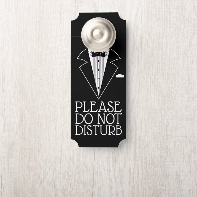 Colgador Para Puertas no molestar (En pomo)