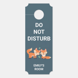 Colgador Para Puertas No molestar a los zorros Naranjas lisos