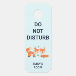 Colgador Para Puertas No molestar a los zorros Naranjas lisos