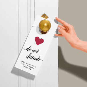 Colgador Para Puertas No molestar al Boda Hotel