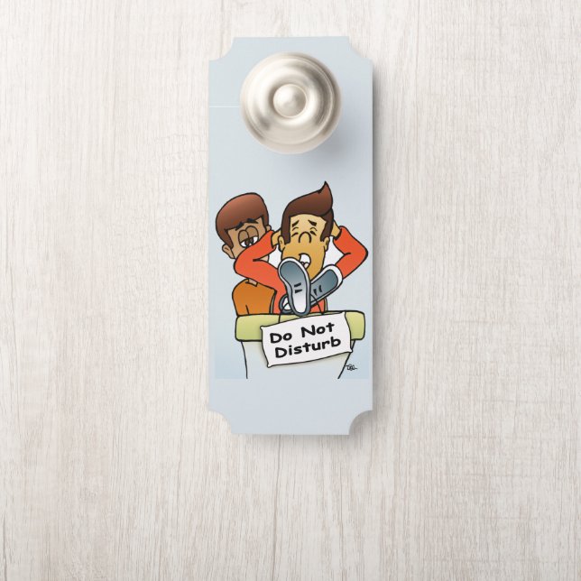 Colgador Para Puertas No molestar el baño (En pomo)