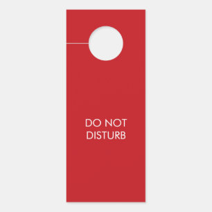 Colgador Para Puertas No molestar el zoom Llamar al personalizado rojo d
