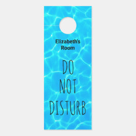 Colgador Para Puertas No molestar la piscina azul transparente foto del 