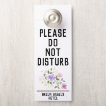 No molestar ni limpiar la flor de mi habitación