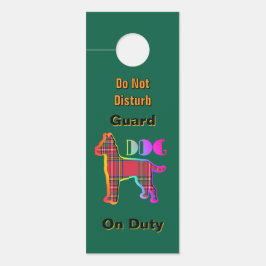 Colgador Para Puertas No Molestar / Por Favor Llamar / Perro Guardián De