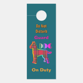 Colgador Para Puertas No Molestar / Por Favor Llamar / Perro Guardián De