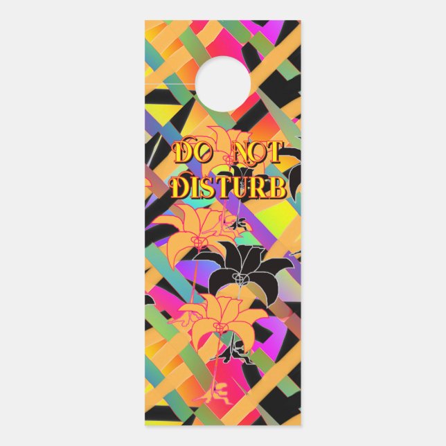 Colgador Para Puertas No Molestar/Silencio, Por Favor (Anverso)