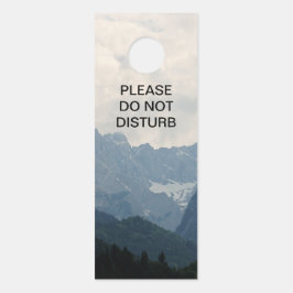 Colgador Para Puertas No Perturbe La Naturaleza Escenaria De Los Montes