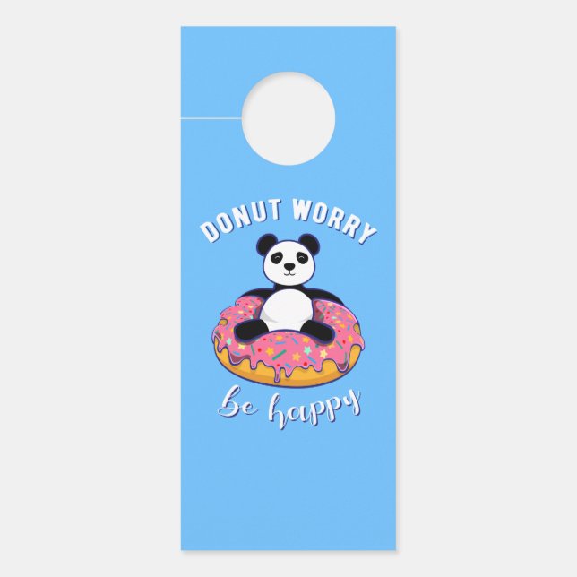 Colgador Para Puertas No te preocupes sé feliz II (Anverso)