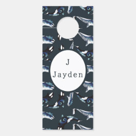 Colgador Para Puertas Orca Baby Boy Verde azulado