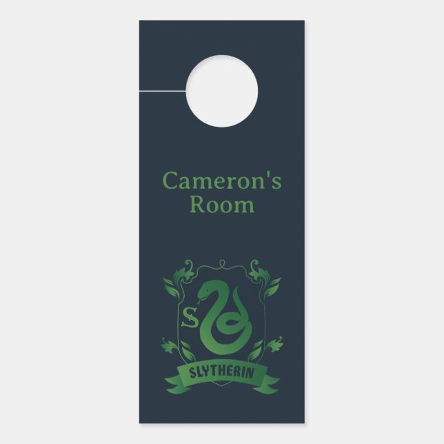 Colgador Para Puertas Ornate SLYTHERIN™ House Escudo (Anverso)