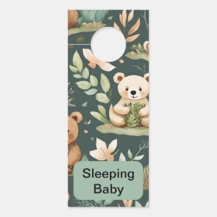 Colgador Para Puertas Oso Abrazo Apretado Bebé