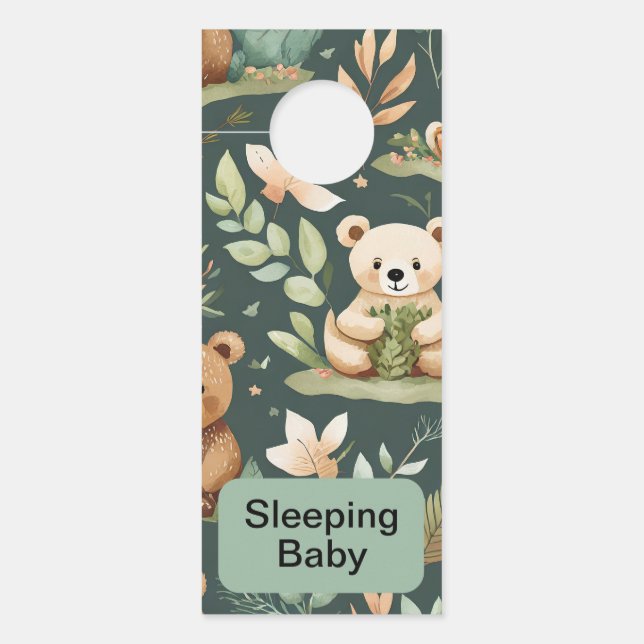 Colgador Para Puertas Oso Hugo Hug Baby (Anverso)