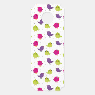 Colgador Para Puertas Pájaros coloridos lindos