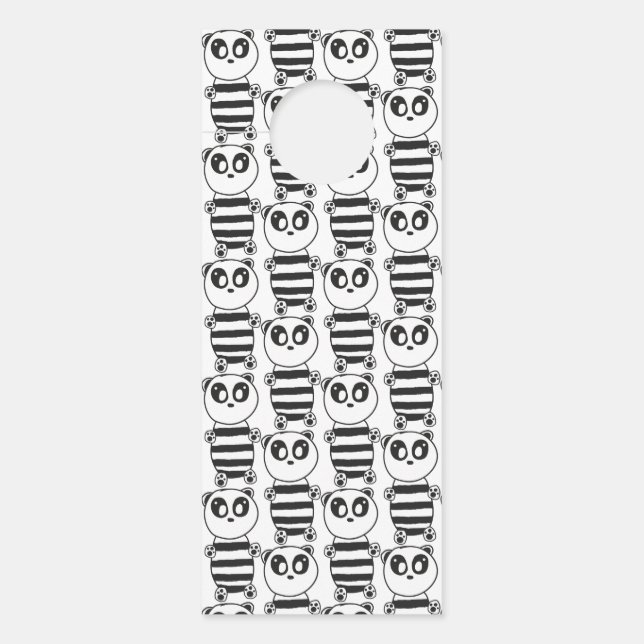 Colgador Para Puertas Panda Kids (Anverso)