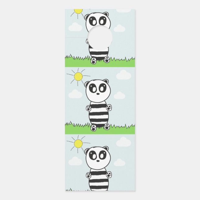 Colgador Para Puertas Panda Kids (Anverso)