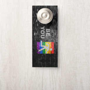 Colgador Para Puertas Panel de colores del orgullo arcoíris urbano de Sl