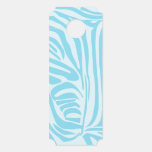 Colgador Para Puertas Patrón de cebra azul