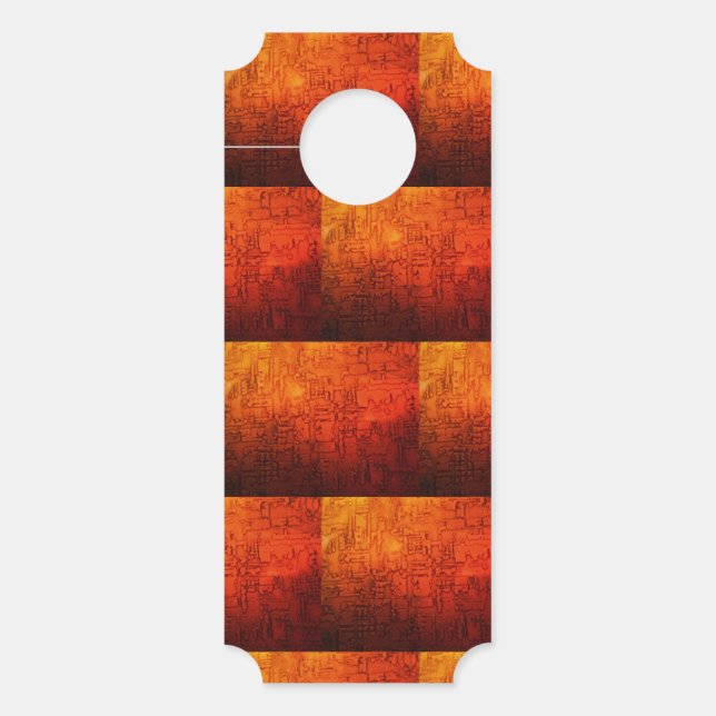 Colgador Para Puertas Patrón de circuito de cobre grabado en relieve (Anverso)