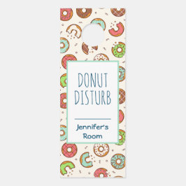 Colgador Para Puertas Patrón de donut divertidos de piruetas