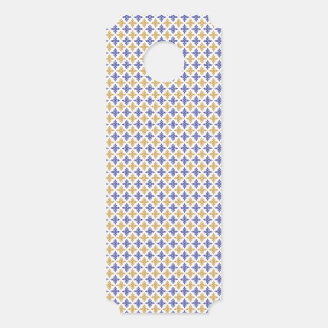 Colgador Para Puertas Patrón de flor (Anverso)