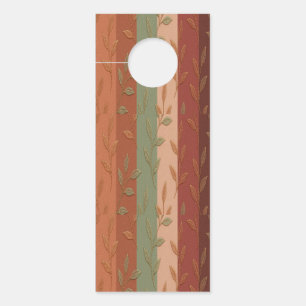 Colgador Para Puertas Patrón De Hoja De Boho Decoración De Casa Rústica