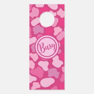 Colgador Para Puertas Patrón de Piedra Rosa-