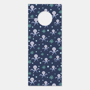 Colgador Para Puertas Patrón de pulpo bajo el mar